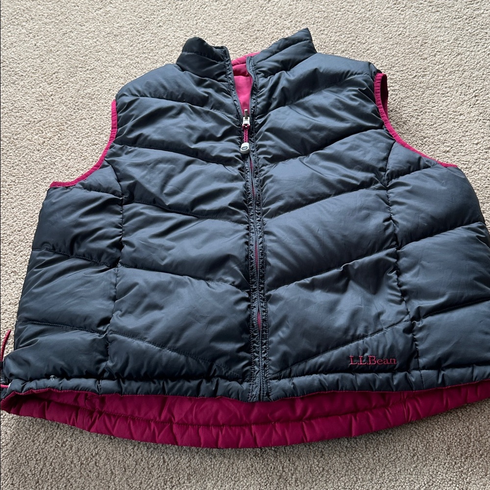 LL Bean reversible down vest - image 6